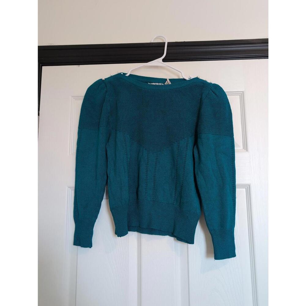 Large vintage teal sweater